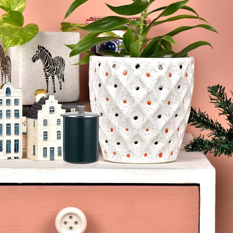 Metal Ashtray with Lid for Outdoor Home Office Decor Cigarette Ashbucket Capacity - Image 4